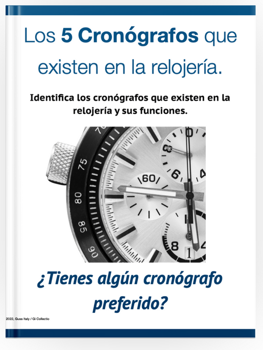 Los 5 Cronógrafos que existen en la relojería.